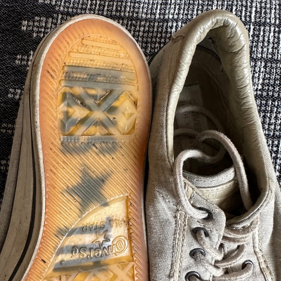 Converse by John Varvatos Distressed Canvas Vintage Slip On Sneaker Toast - Picture 5 of 11